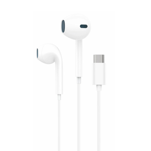 FONENG wired headphones T36 USB-C with microphone 1.2M White