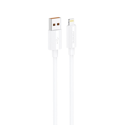 FONENG kabel XS07 Lightning 2.4A 1M Biały