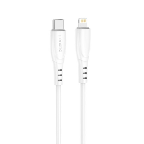 FONENG Kabel X75 USB-C - Lightning PD 27W 1M Weiß