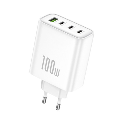 FONENG GaN40 GaN PD 100W 3xUSB-C + 1xUSB QC3.0 White