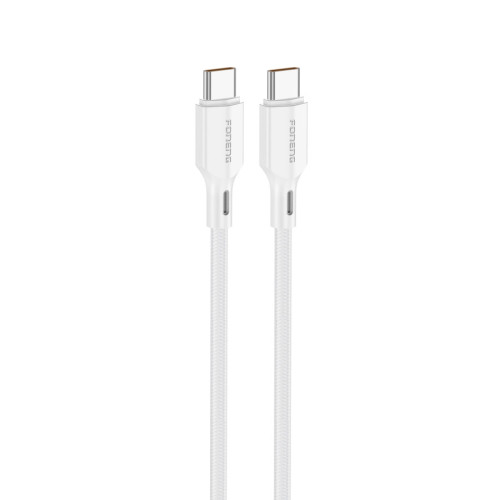 FONENG kabel XS11 USB-C - USB-C PD 60W 1M Biały