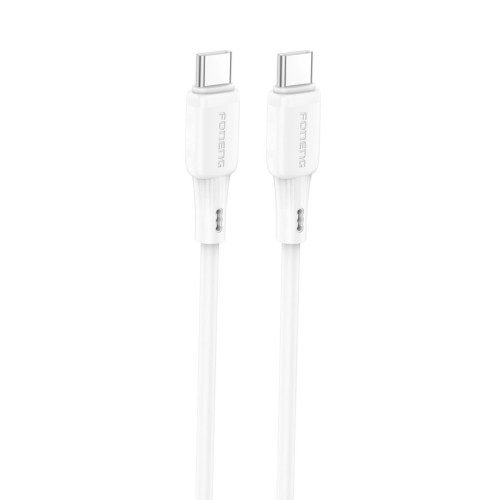 FONENG kabel X120 USB-C - USB-C PD 100W 1M Biały