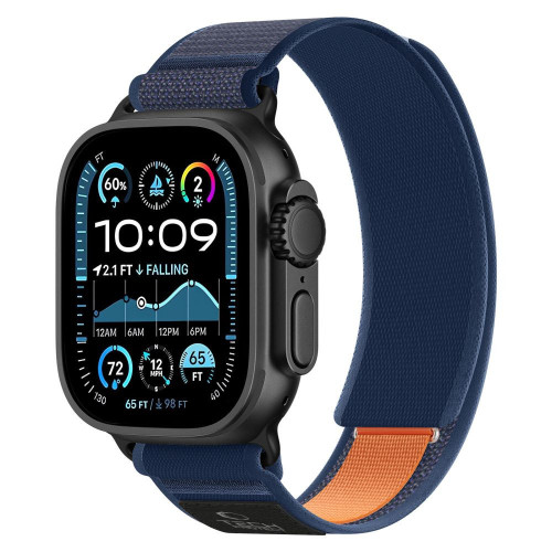 Pasek Tech-Protect Nylon Elite do Apple Watch 8/9/10/11/SE/Ultra 44/45/46/49mm Navy/orange
