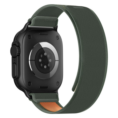 Pasek Tech-Protect Nylon Elite do Apple Watch 8/9/10/11/SE/Ultra 44/45/46/49mm Green/orange