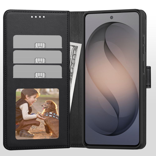 Tech-Protect Wallet MagSafe Case for Samsung Galaxy S26 Matte Black