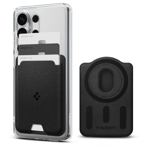 Spigen Urban Fit Wallet MagSafe Magnetic Card Holder Galaxy S Black