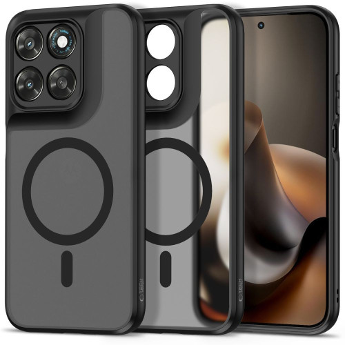 Etui Tech-Protect Magmat MagSafe do Motorola Moto G67 / G77 Matte Black