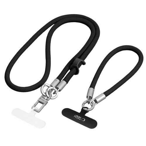 Set of two Tech-Protect C10s Rope Crossbody & Wrist Black/titanium