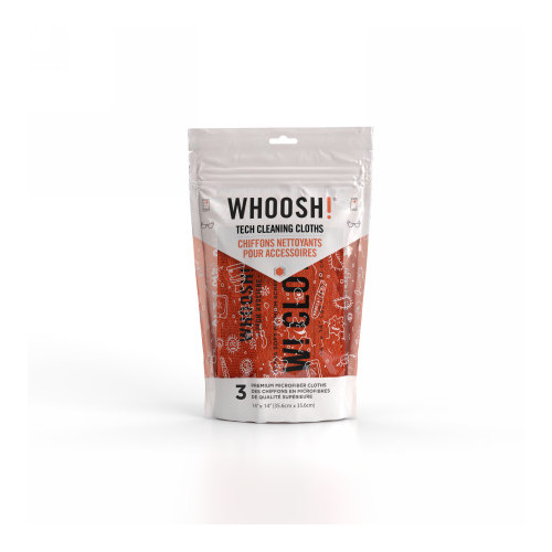 Antibacterial microfiber cloth Whoosh 3XL Tech Cleaning Cloths [3 PACK]