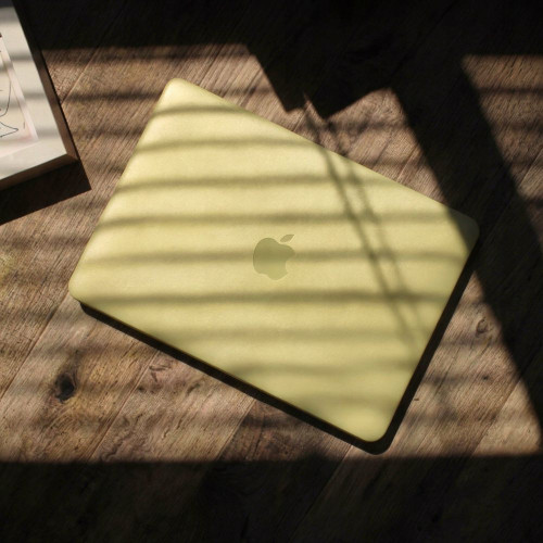 Tech-Protect Smartshell for MacBook Neo 13 placed on an open laptop