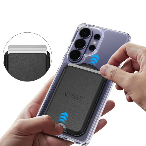 Tech-protect Ch02 Magwallet Magsafe Universal Magnetic Card Holder Black
