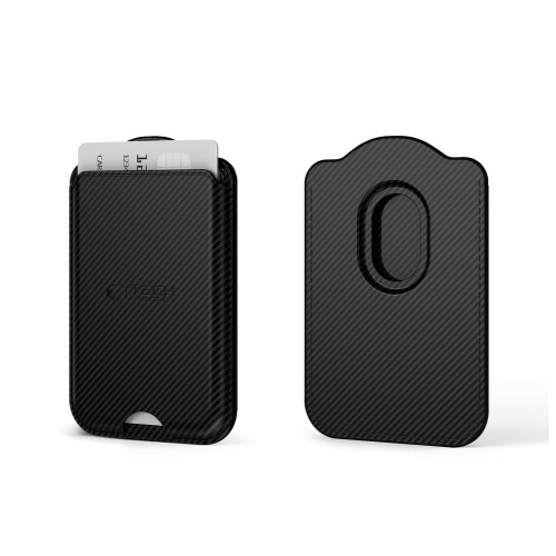 Tech-protect Ch02 Magwallet Magsafe Universal Magnetic Card Holder Carbon