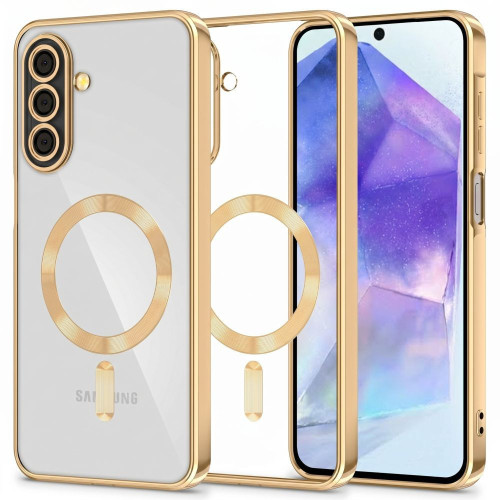 Etui Tech-Protect Magflex MagSafe do Samsung Galaxy A27 5G Shiny Gold