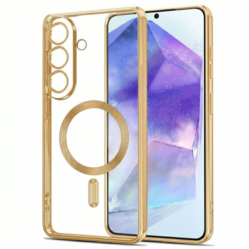 Etui Tech-Protect Magflex MagSafe do Samsung Galaxy A27 5G Shiny Gold