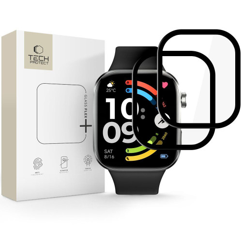 Tech-Protect Glass Flex+ 2-pack Xiaomi Redmi Watch 6 Black