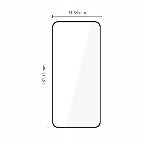 Szkło hartowane Tech-Protect Glass Fit+ do Motorola Edge 70 5G Black [2 PACK]