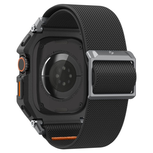 Spigen Lite Fit Pro Case & Tempered Glass for Apple Watch Ultra 1 / 2 / 3 (49 Mm) Matte Black