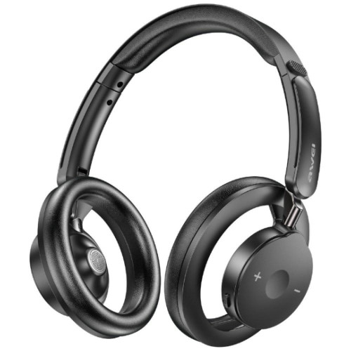 Căști over-ear wireless AWEI AT33 negre