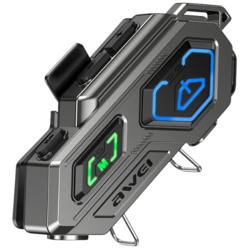 Motorcycle headset with intercom AWEI VS-6 black