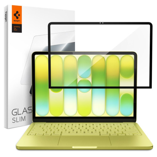 Tempered Glass Spigen Glas.tR Slim FC Macbook Neo 13 2026 Black