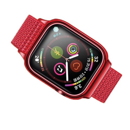 USAMS Strap with case for Apple Watch 4/5/6/7/SE 40/41mm. red ZB73IW3 (US-ZB073)