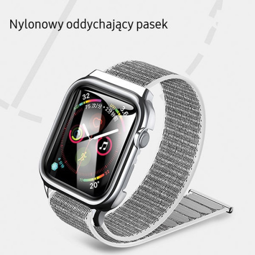 USAMS Strap with case for Apple Watch 4/5/6/7/SE 40/41mm. red ZB73IW3 (US-ZB073)