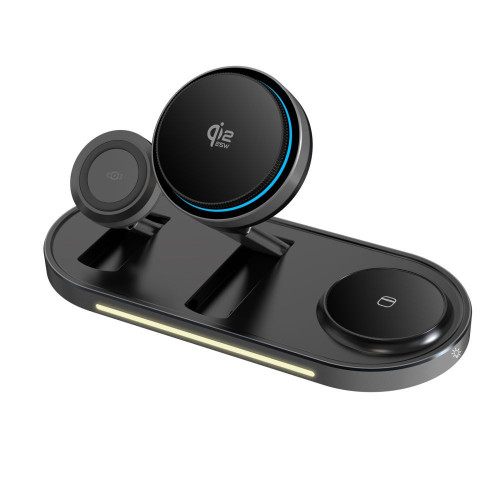 Tech-protect A51 Arcticboost 3in1 Magnetic Magsafe Wireless Charger 25w Qi2.2 Black