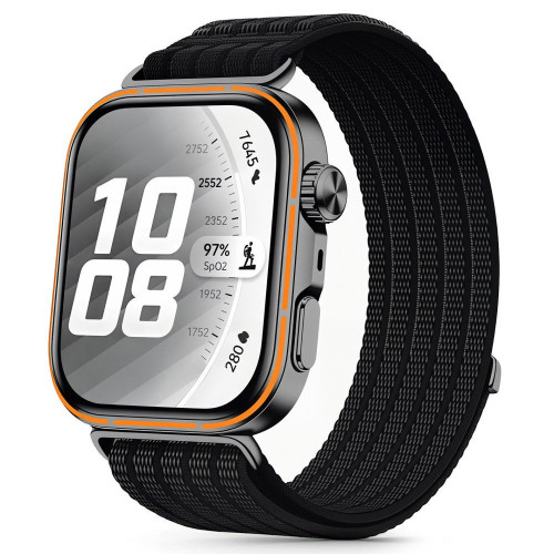 Tech-protect Nylon Huawei Watch Fit 3 / 4 / 4 Pro / 5 / 5 Pro Black