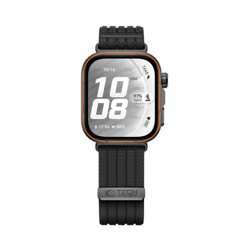Tech-protect Nylon Huawei Watch Fit 3 / 4 / 4 Pro / 5 / 5 Pro Black
