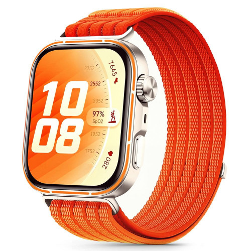 Tech-protect Nylon Huawei Watch Fit 3 / 4 / 4 Pro / 5 / 5 Pro Orange