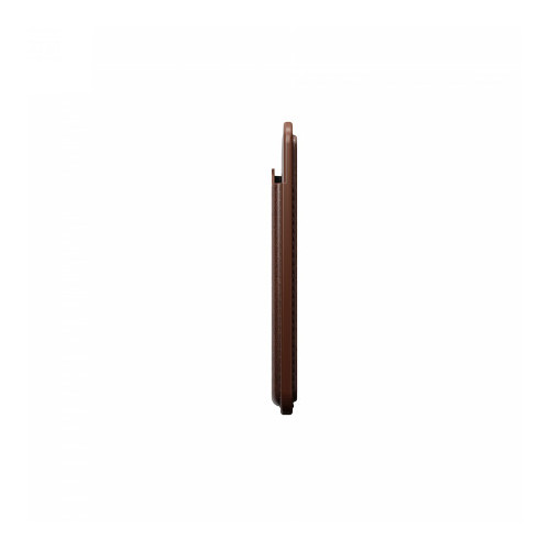 NOMAD Leather Mag Wallet - skórzany portfel kompatybilny z MagSafe oraz Apple Find My (brown)
