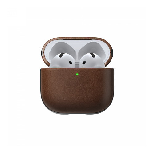 NOMAD Modern Leather Case - skórzane etui do Apple AirPods 4 (brown)