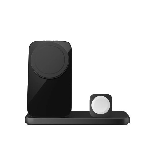 NOMAD Stand One Max - bezprzewodowa ładowarka Qi2, 25W do trzech urządzeń kompatybilna z MagSafe, 4 gen. (carbide)