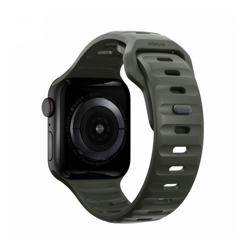 NOMAD Sport Band - pasek do Apple Watch 46mm/49mm z FKM (ash green)
