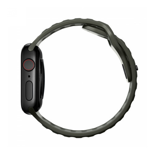 NOMAD Sport Band - pasek do Apple Watch 46mm/49mm z FKM (ash green)