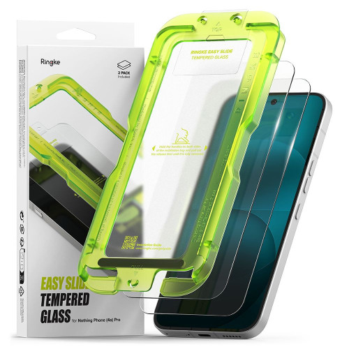SzkŁo Hartowane Ringke Easy Slide 2-pack Nothing Phone 4a Pro Clear