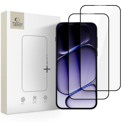 SzkŁo Hartowane Tech-protect Glass Fit+ 2-pack Oneplus Nord 6 Black