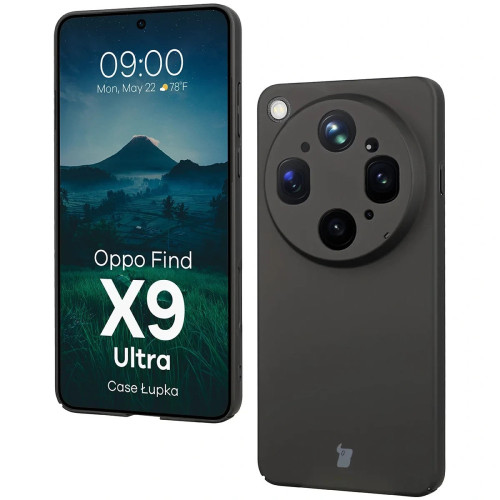 Bison Case Łupka for Oppo Find X9 Ultra, black, back