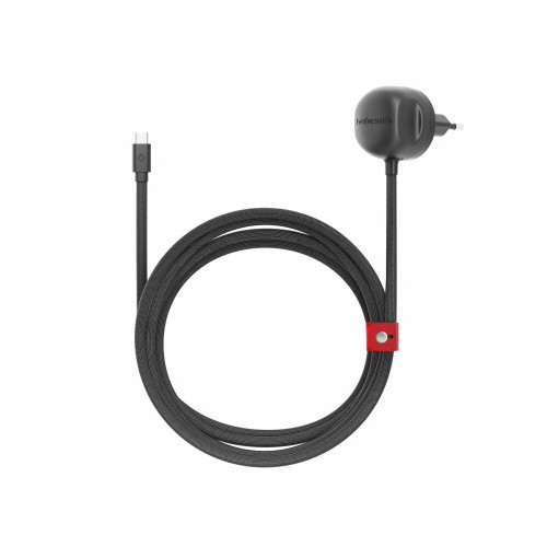 Twelve South PowerCord EU - ładowarka sieciowa 30W z kablem USB-C 3m (slate)