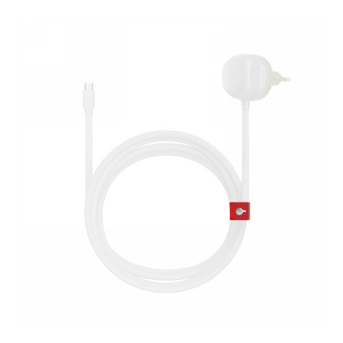 Twelve South PowerCord EU - ładowarka sieciowa 30W z kablem USB-C 3m (white/dune)