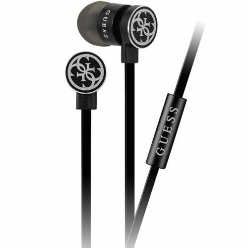Guess headphones GUEPWIBK black&silver 3.5mm