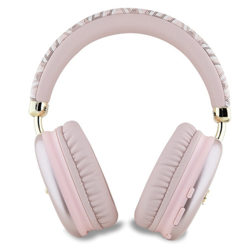 Guess fejhallgató BluetoothGUBHK1GCTCSP rózsaszín/pink Gcube Metallic Script Logo
