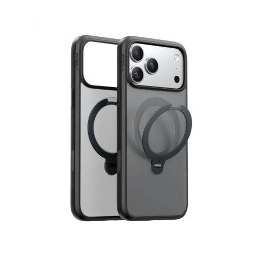 TORRAS Ostand Spin - etui do iPhone 17 Pro Max kompatybilne z MagSafe (black)