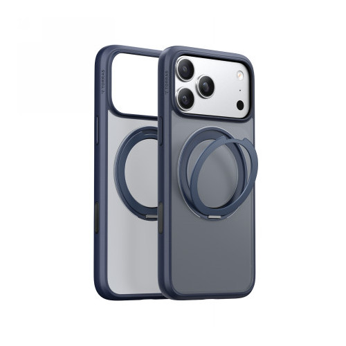 TORRAS Ostand Pro - etui do iPhone 17 Pro Max kompatybilne z MagSafe (midnight blue)