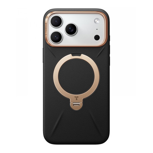 TORRAS QPro Leather - etui do iPhone 17 Pro kompatybilne z MagSafe (ivory black)