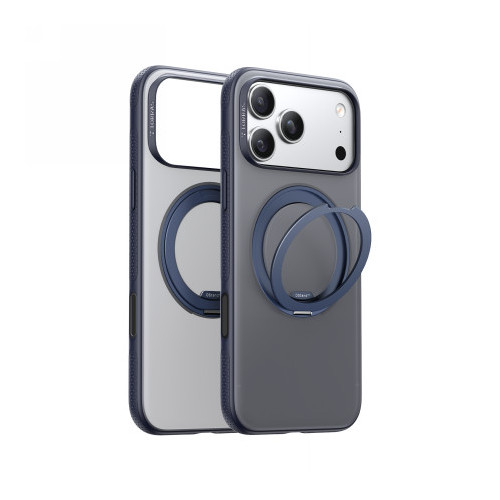 TORRAS Ostand R Fitness - etui do iPhone 17 Pro Max kompatybilne z MagSafe (midnight blue)