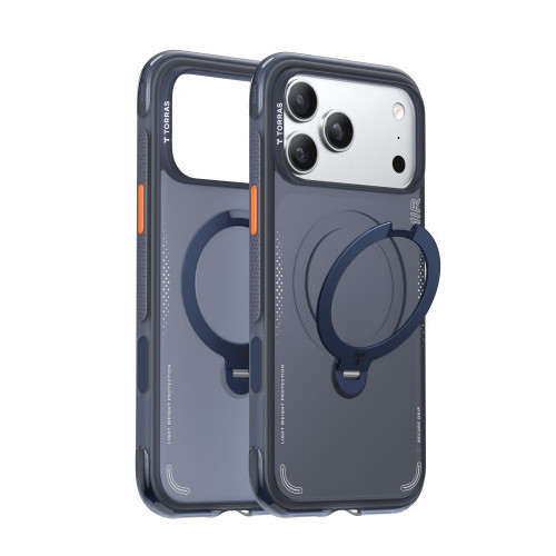 TORRAS Ostand Spin Air - etui do iPhone 17 Pro kompatibilní s MagSafe (midnight blue)