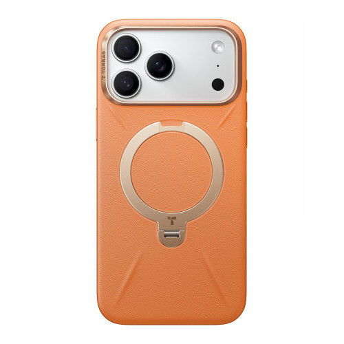 TORRAS QPro Leather - etui do iPhone 17 Pro kompatybilne z MagSafe (tarocco)