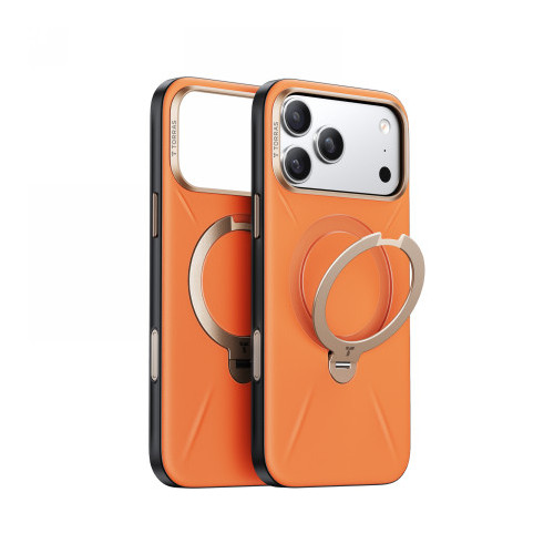 TORRAS QPro Leather - etui do iPhone 17 Pro Max kompatybilne z MagSafe (tarocco)