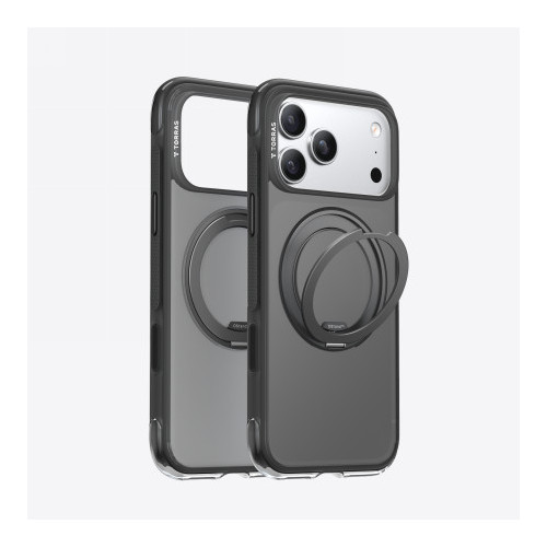 TORRAS O3 Air - etui do iPhone 17 Pro Max kompatybilne z MagSafe (obsidian black)